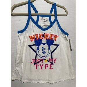 Disney MIckey Mouse womens tank top size L NWT